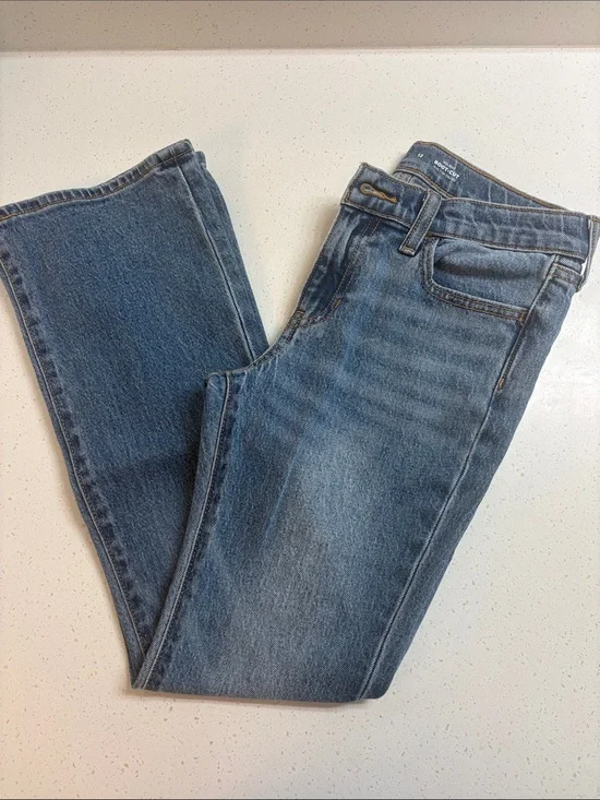 Old Navy Girls Mid-Rise Boot-cut Jeans Size 12