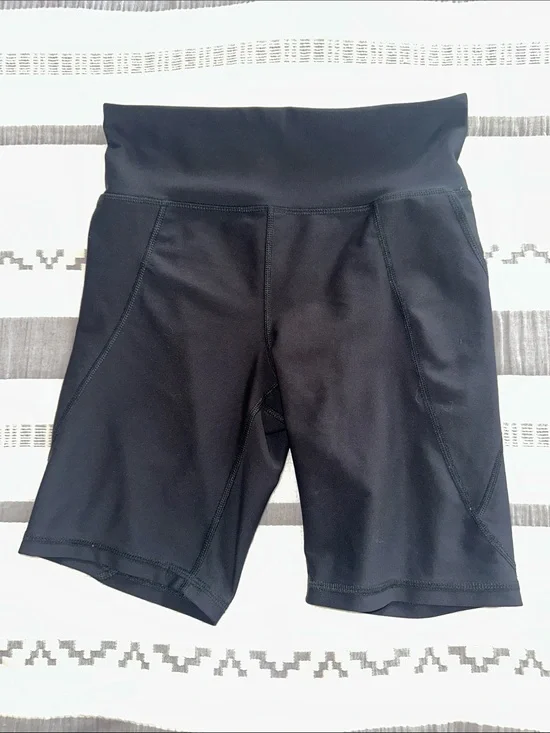 Old Navy Black High-Waist Athletic Bike Shorts