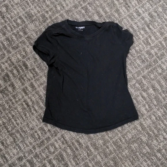 Old Navy Black Basic Tee Size 5T