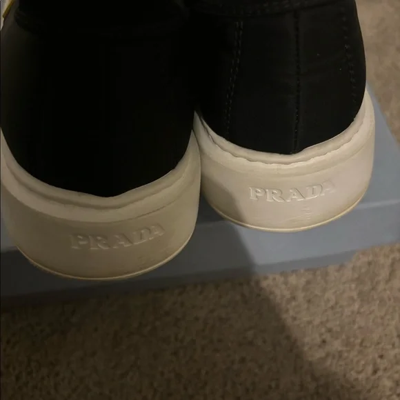 Prada Black and White Women's Sneakers