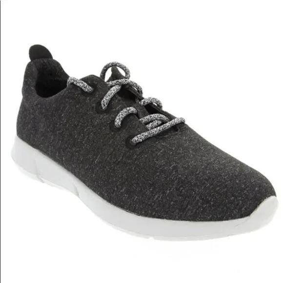 Sugar Gabber Black Lace-Up Casual Sneakers 9.5 M