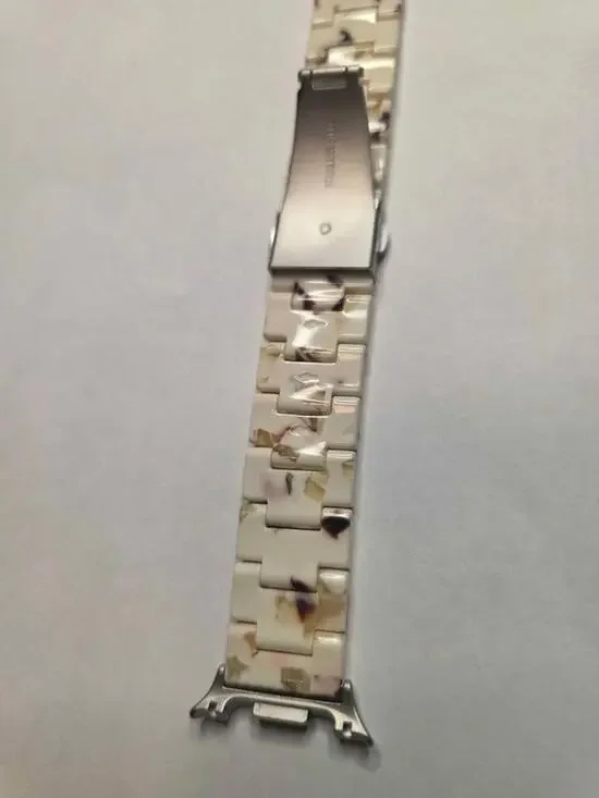 Resin Tortoiseshell Smartwatch Band with Adjustment Tool