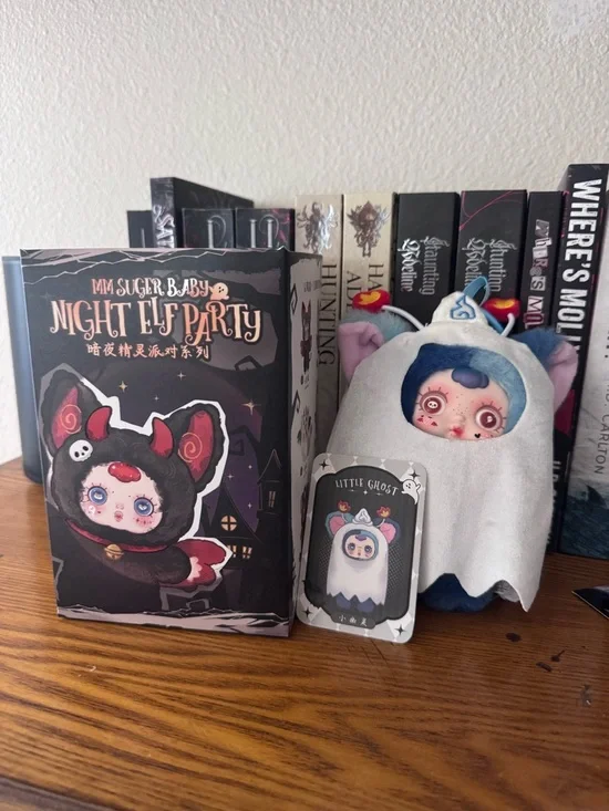 Night Elf Party Plush Doll in Grey Little Ghost Costume