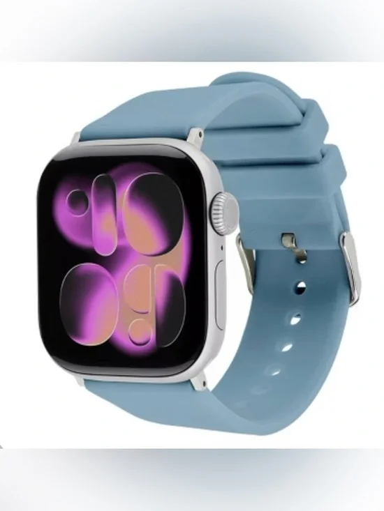 Case-Mate Universal Silicone Watch Band - Blue-Fits all Apple Watches