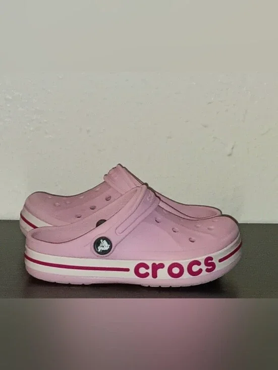 Crocs Bayaband Clogs in Ballerina Pink/size 12c