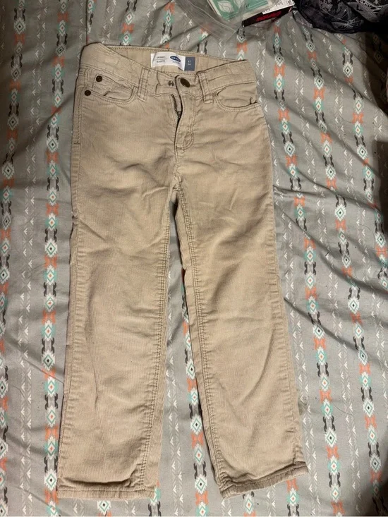 Old Navy Girls Size 5t Beige/Tan Corduroy Pants