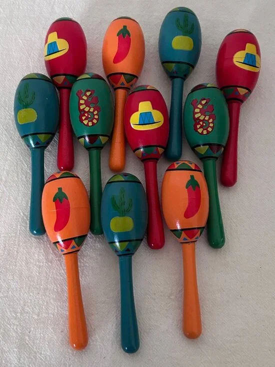 Set of 11 Mini Maracas