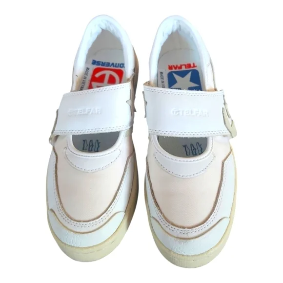 Converse x Telfar Pro Leather Slip-on Mary Jane White Parchment Sneakers