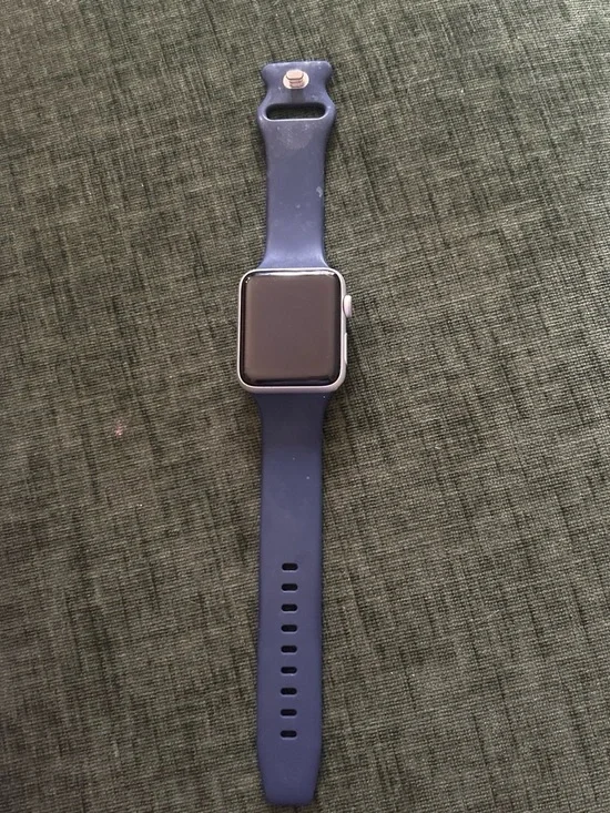 Smartwatch with Navy Blue Sport Band