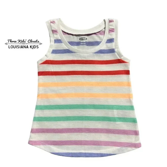 Old Navy 12-18m Colorful Striped Tank Top