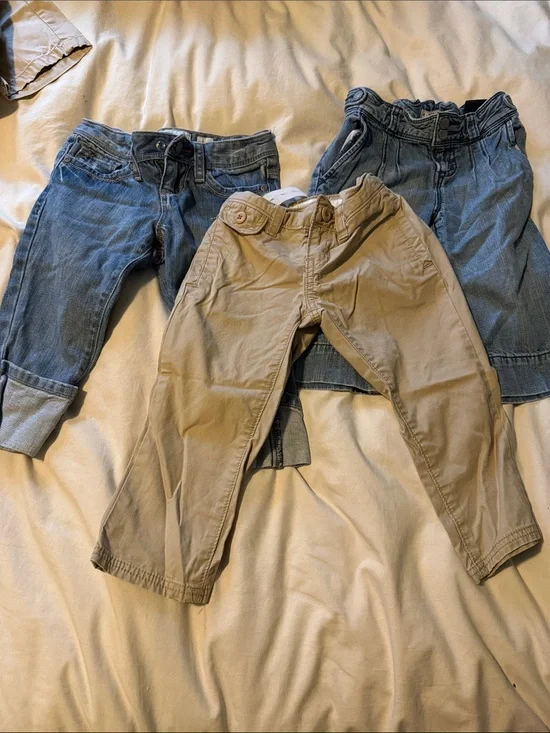 Old Navy Kids Beige/Tan Cotton Pants
