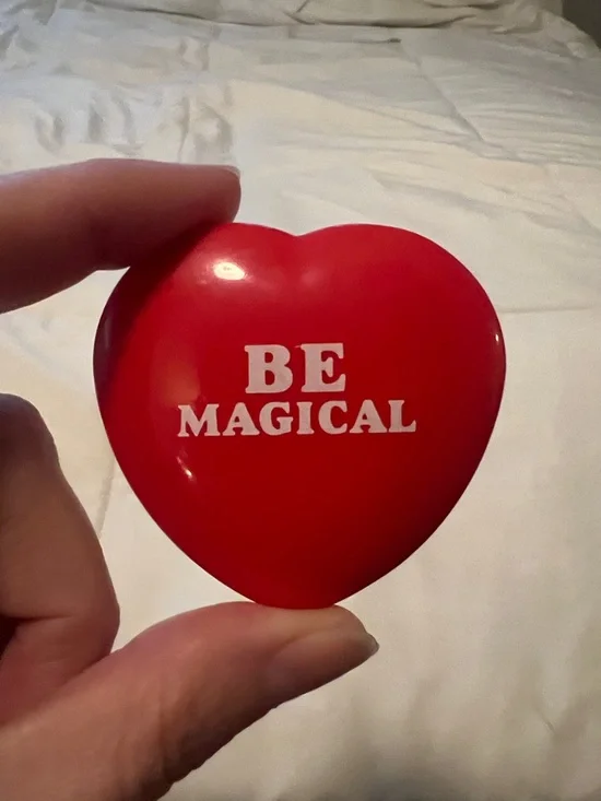 Be Magical Red Heart Mirror - Unbranded