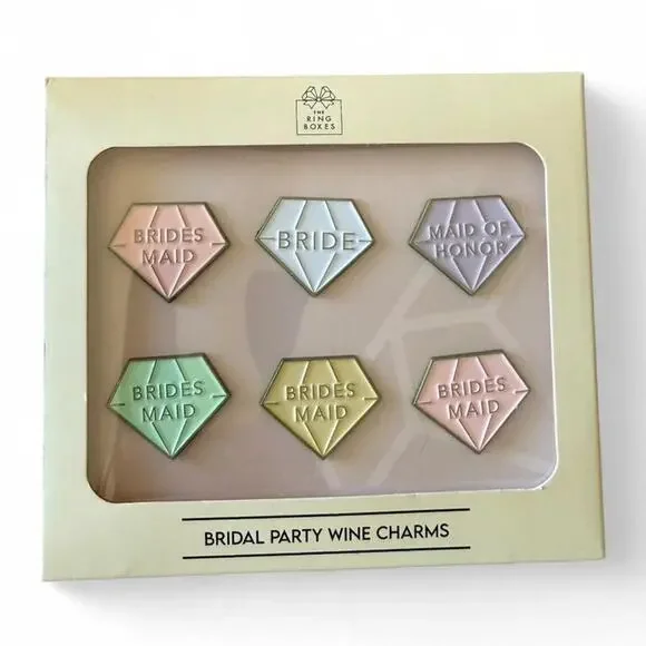 The ring boxes bridal party