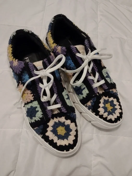 Free People Crochet Sneakers