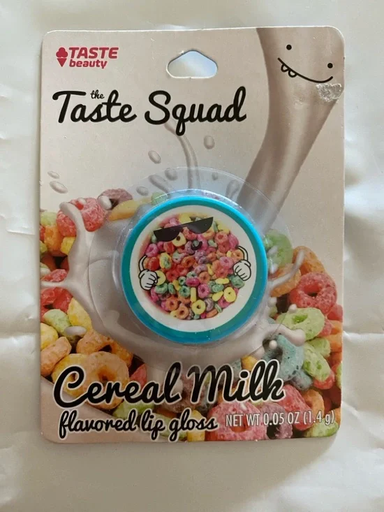 1-The Taste Squad Cereal Milk Flavored Lip Gloss