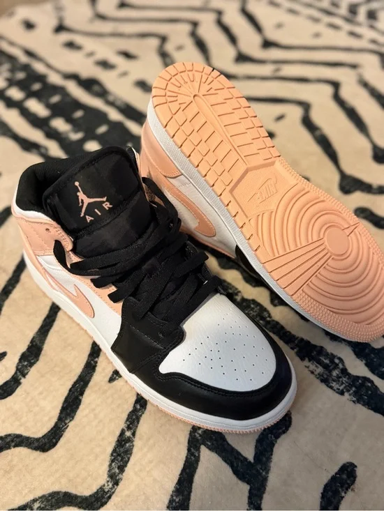 Jordan Women’s Sneakers - White, Black & Peach