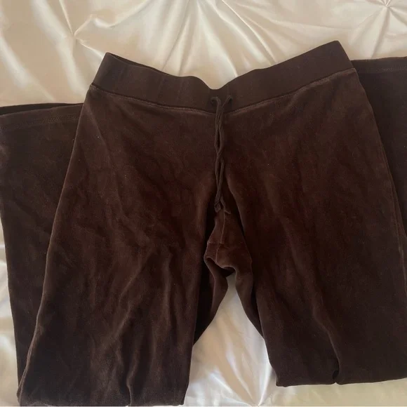 Brown Velour Pants 16 Plus