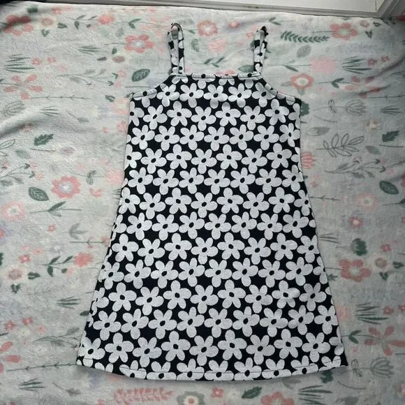Old Navy Ditzy Floral Daisy Dress Kid 10/12 - Retro 60s Mod Indie Tumblr Y2K 90s
