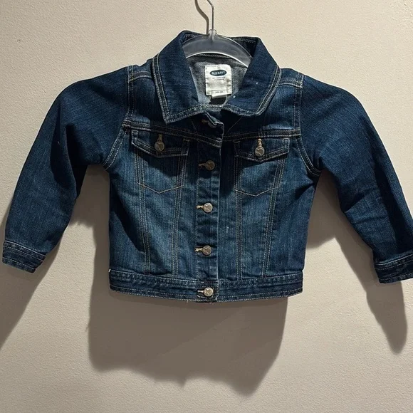 Old Navy Blue Jean Jacket Classic Style size 3t