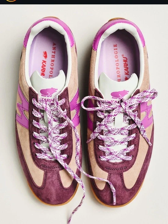 Karhu x Anthropologie Purple Suede Sneakers
