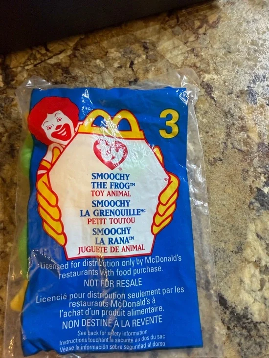 McDonald's Smoochy the Frog TY  Happy Meal Collectible 1999