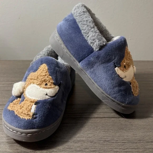 Toddlers Fox Plush Slippers EU size 18-19‎ US size 3-4