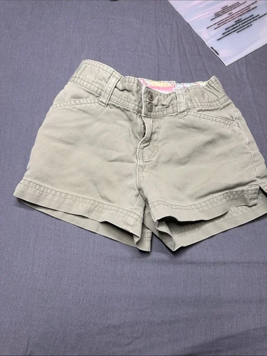 Old Navy Light Olive Kids Bermuda Shorts