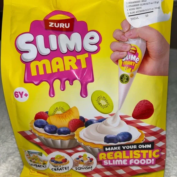 Slime Mart Realistic Slime Food - Fruit Tart