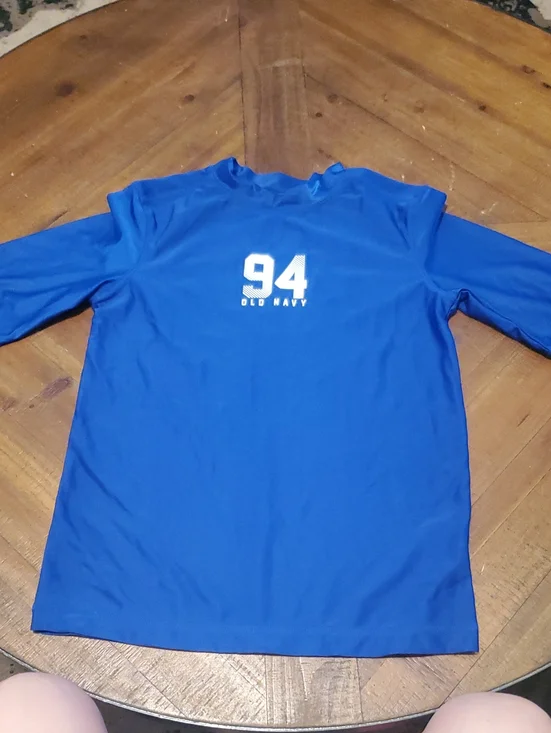 Old Navy Royal Blue Long Sleeve Tee with '94' Chest Graphic