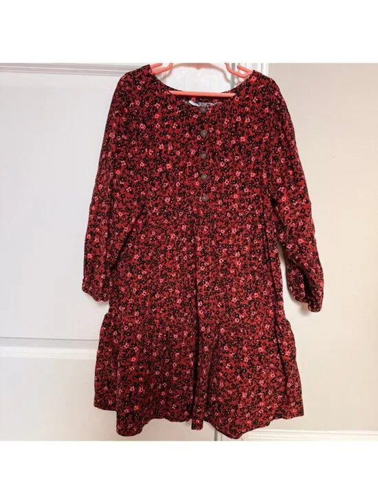 Old Navy Girl Tiered Cord Floral Dress  8 years