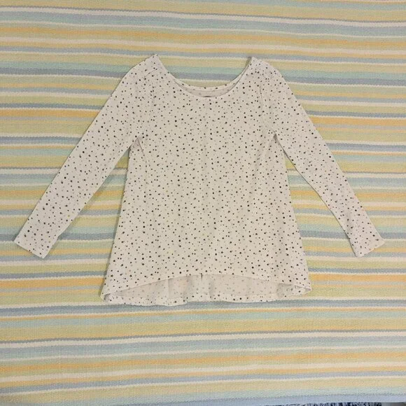 🛍️ BUNDLE ONLY • Old Navy Star Print Long Sleeve Shirt Size Small 6/7