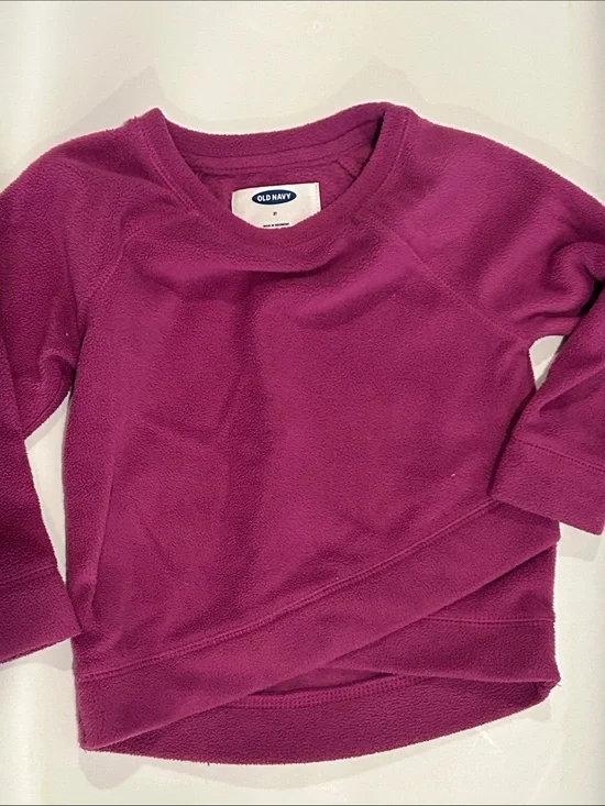 Old Navy Fleece Pullover Sweatshirt - Berry