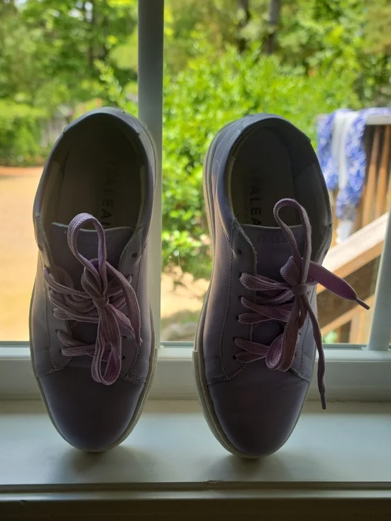 ITALIAN MADE lilac Low-Top Women's Sneakers - Handmade