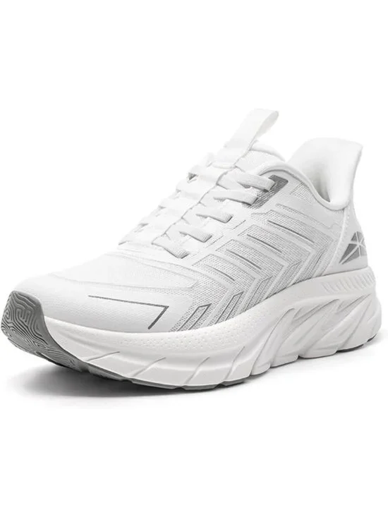 Women's White Slip On Walking Shoes Running Comfortable Breathable Sneakers