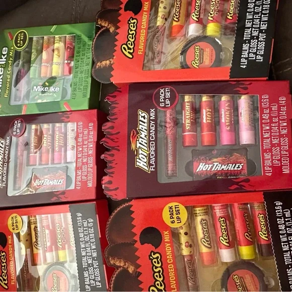 Flavored Candy Mix Lip Balm Variety Pack - Assorted Colors