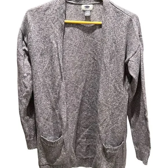 Old Navy grey open front cardigan with pockets girl’s size XL/14‎