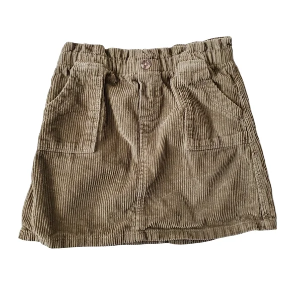 Old Navy Green Corduroy Skirt