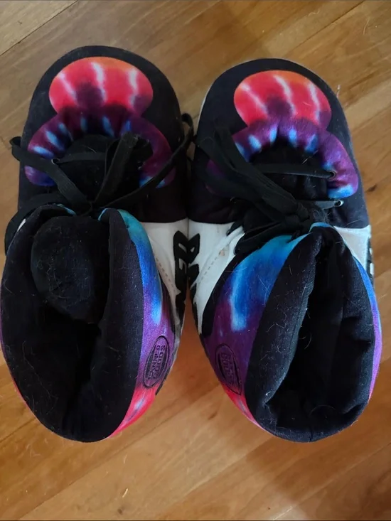 Kids Banned Goods Tie-Dye High-Top Slippers - Multicolor One Size