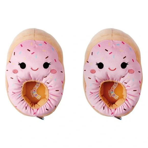 NWT Squishmallow Donut slippers