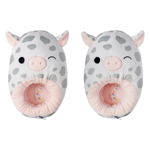 NWT Squishmallow Pig slippers
