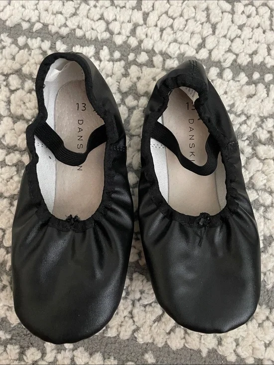 Danskin Black Slip-On Ballet Shoes