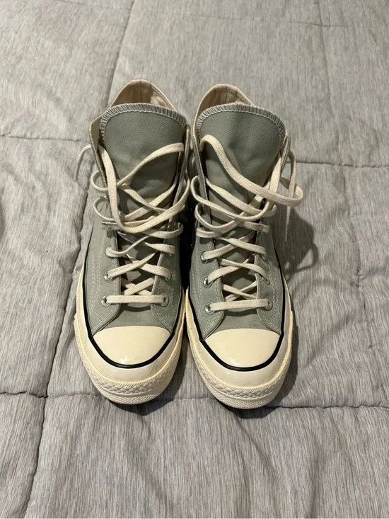 Converse Chuck Taylor High-Top in Light Sage and Cream