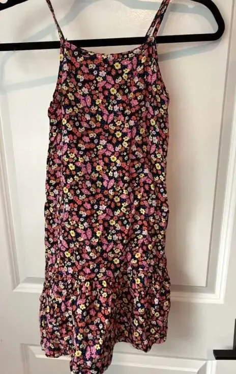 Girls Size8 Med Old Navy Pink Floral