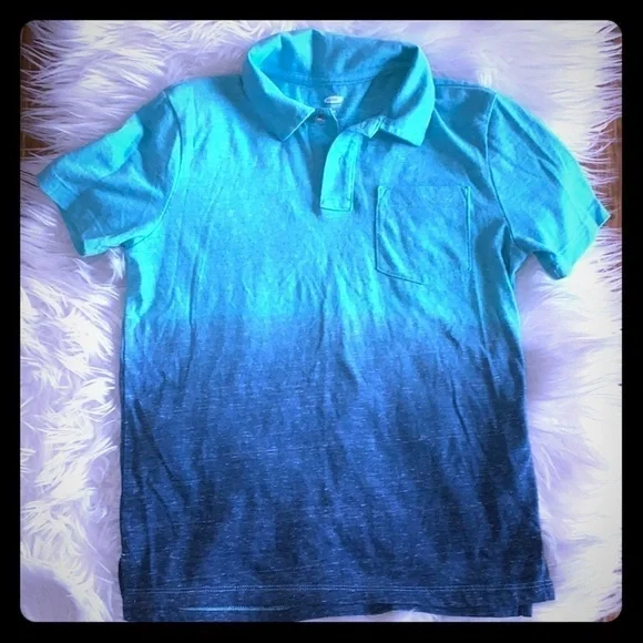 Old Navy Caribbean Blue Polo Shirt