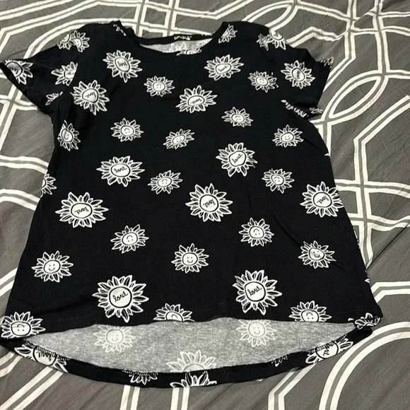 Old Navy sunflower t-shirt kids XL 14-16