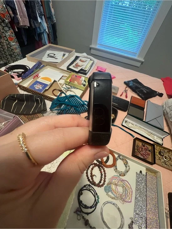 fitbit Black Smartwatch Tracker with Display
