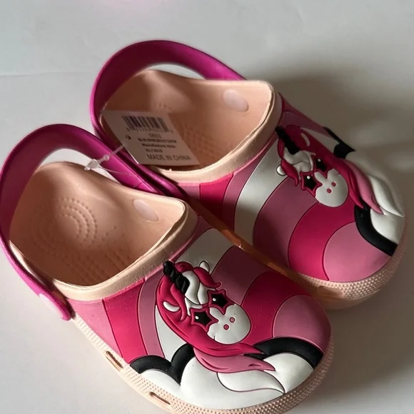 Kids Girls Toddler Pink Unicorn Clog Sandals Size: US Toddler 8 /EU 27)