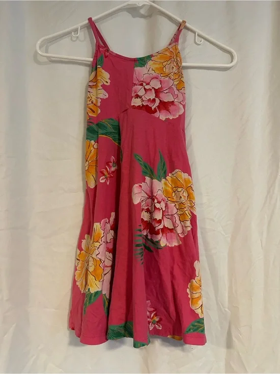 Old Navy Pink Floral Tank Top