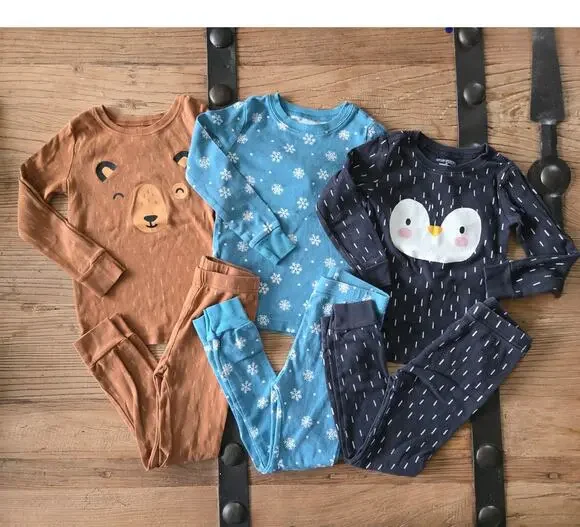 Old Navy Pajama Bundle Winter Animals sz 5T