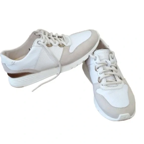 Cole Haan Grandpro white leather‎ crossover comfy sneakers women's size 11